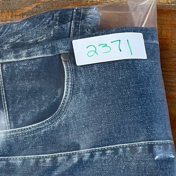 Reba women’s size 4 Skirt denim blue jean raw hem western cowgirl rodeo - Picture 8 of 8